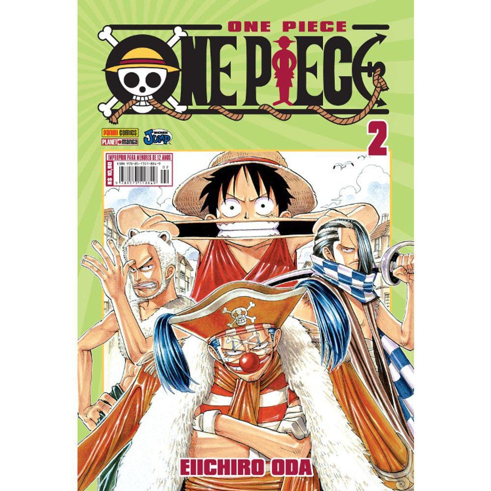 Mangá One Piece 3 em 1 - 04 Panini, mangalivre