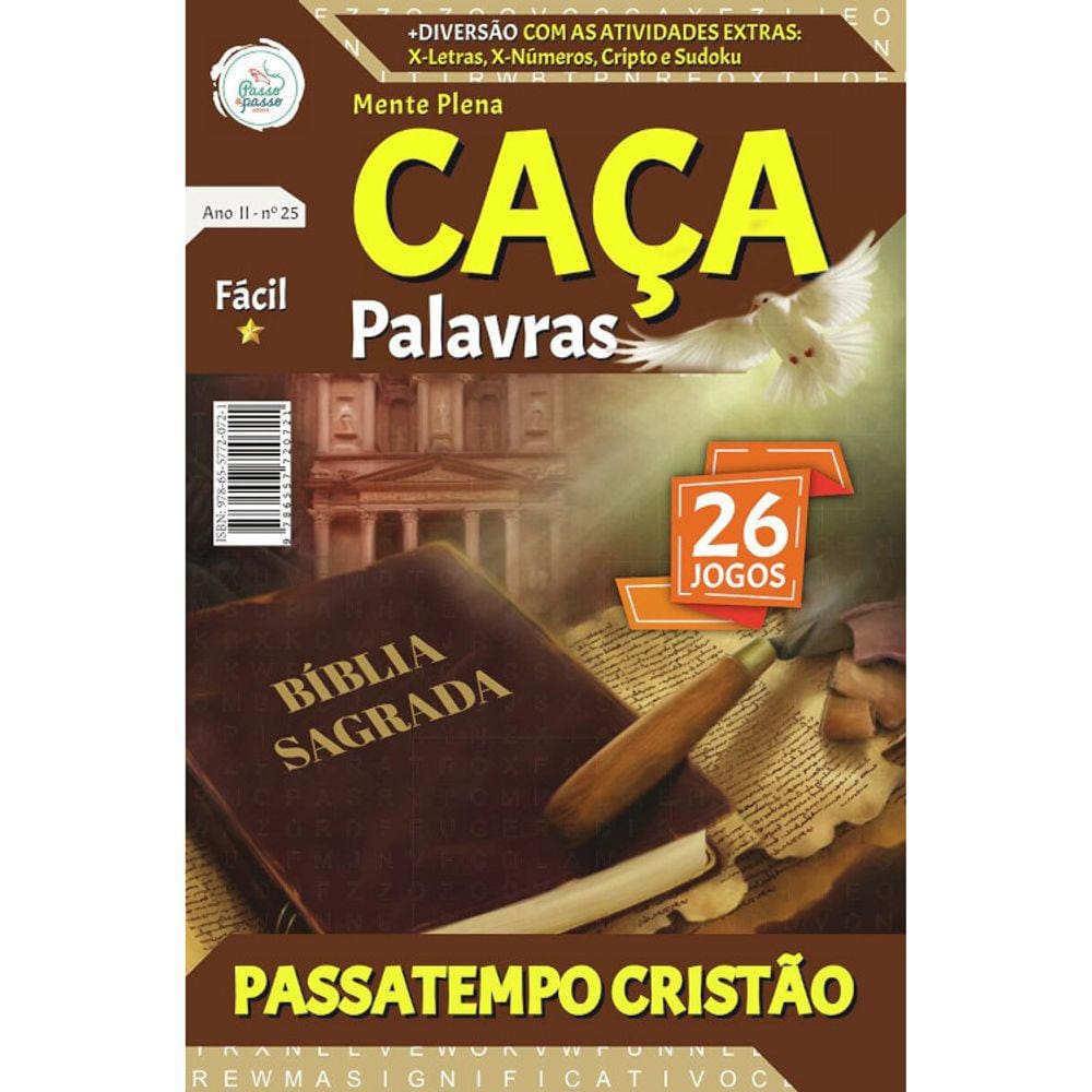 365 Caça Palavras Cruzadas Médio Passatempo Livro Culturama