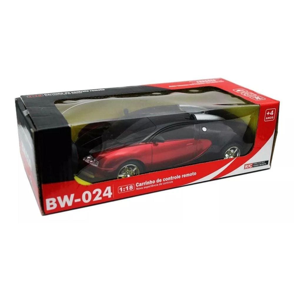 Carrinho Controle Remoto Sem Bateria Recarregável BW027 PRATA