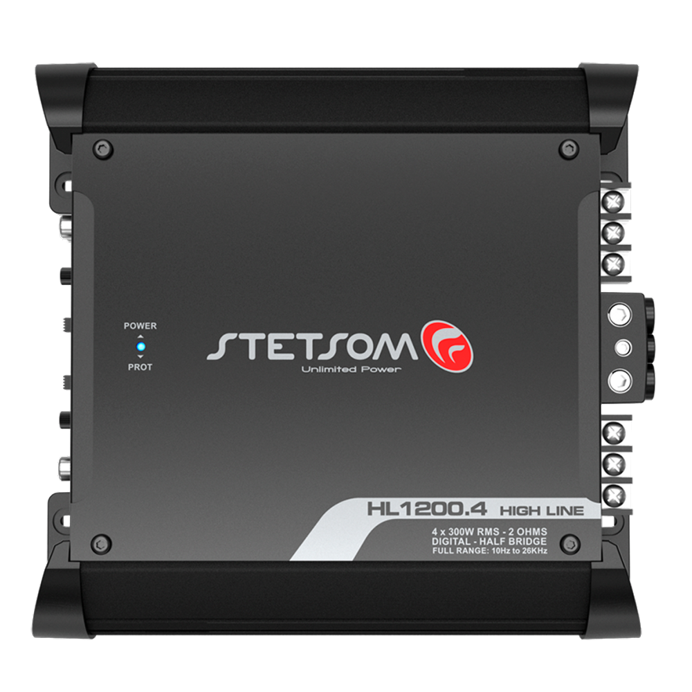 Amplificador Modulo Stetsom 1200w Hl 1200.4 4 Canais 2 Ohms
