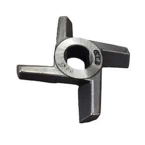 Faca Cruzeta Simples De Moedor De Carne Boca 98 Aço Carbono
