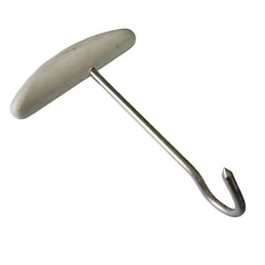 Gancho Para Desossa Estanhado 15Cm Mão Esquerda Gancho Para Inspeção