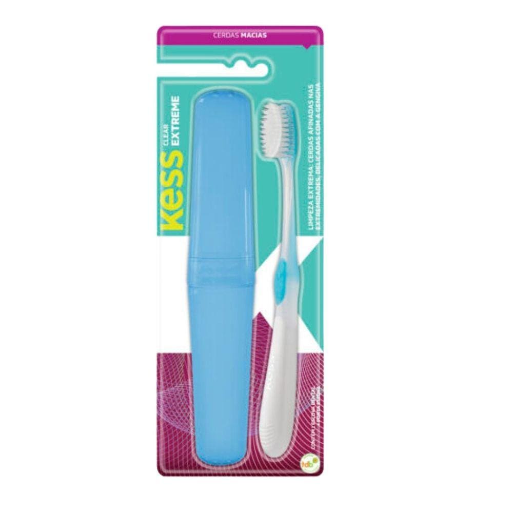 Escova Dental Clear Extreme Kess Belliz Azul Cod.2018