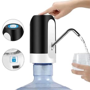 Kit 2 Bebedouros Bomba Elétrica Filtro Galão De Água Todo