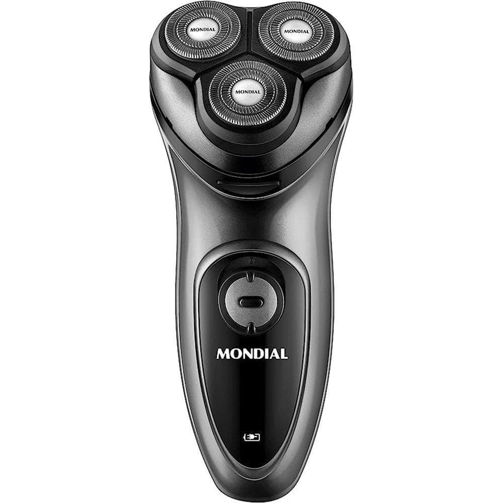 Barbeador Elétrico Mondial Be-02 Power Shave Com 3 Lâminas