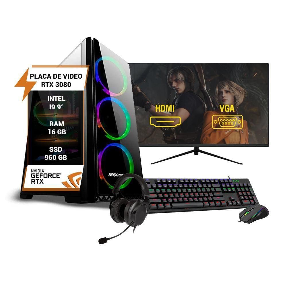 Pc gamer completo  Black Friday Casas Bahia