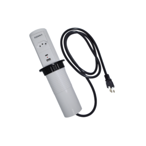 Torre De Tomada Com 01 Tomada e 02 Usb + Tipo C Subida Automática 20a
