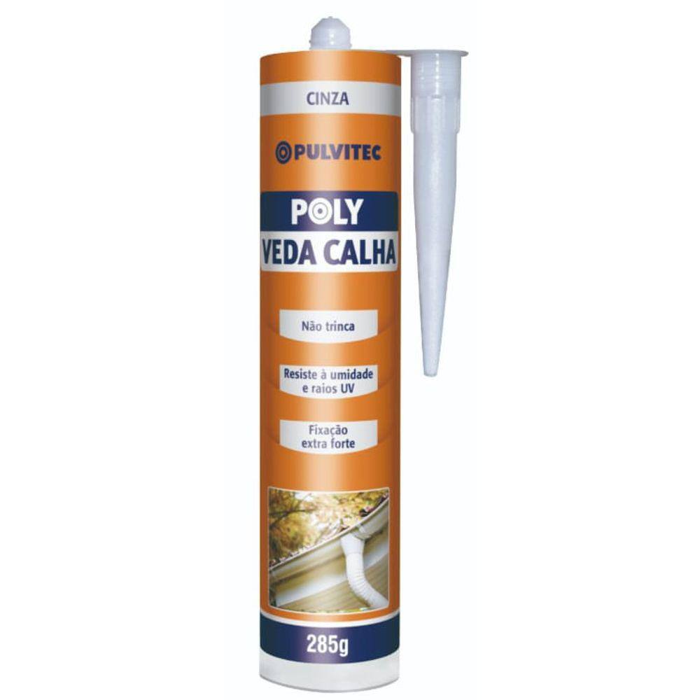 Veda Calha 285g Aluminio /Cinza Pulvitec Zd002