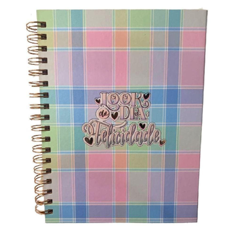 Caderno Colegial 90G Look Do Dia 80 Fls