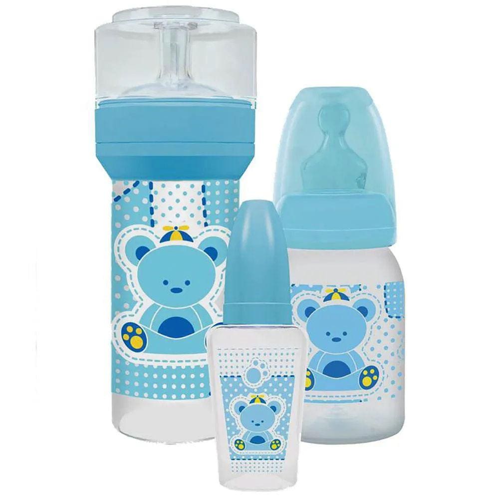 Trio de mamadeiras Primeiros Passos Lillo