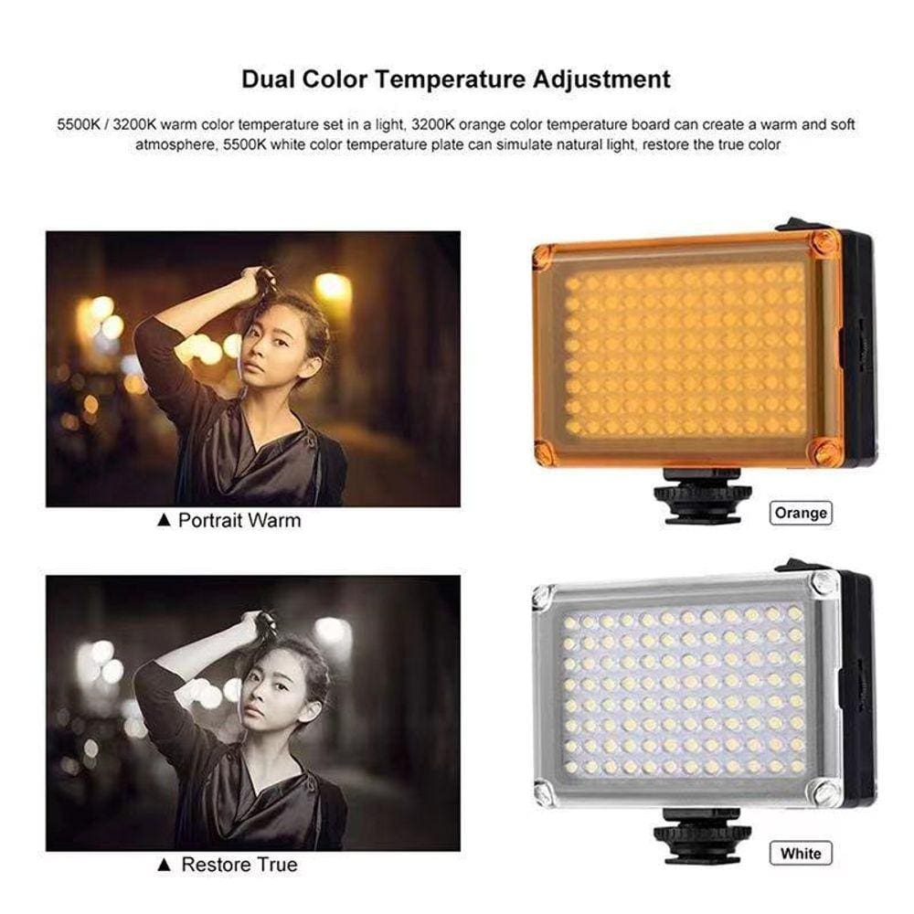 Painel Ulanzi 96led Cor Branca-fria e quente