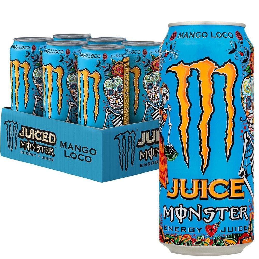 Energético Monster Mango Loco 473Ml  6 Latas