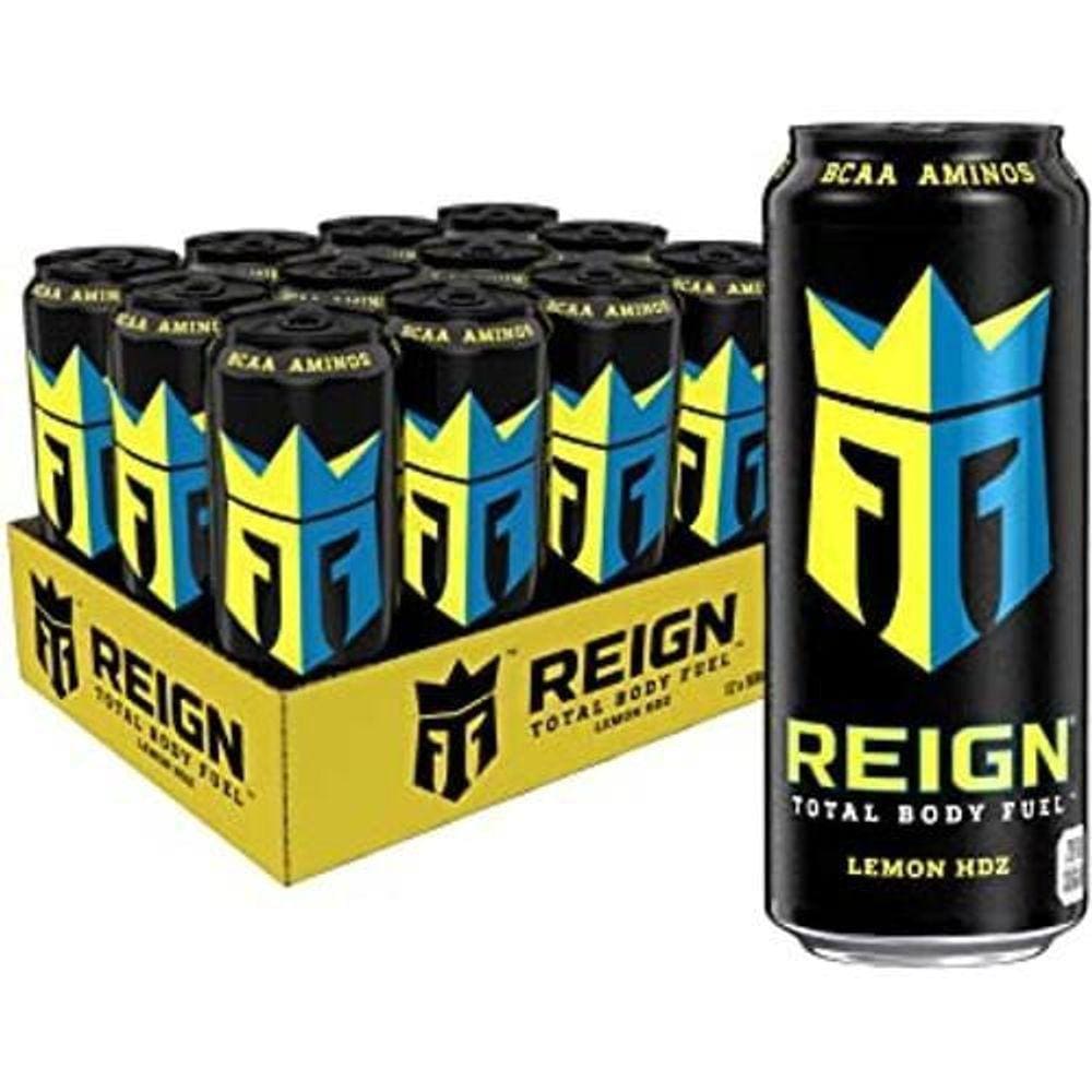 Energético Alta Performance Reign Lemon Hdz 473Ml  12 Latas
