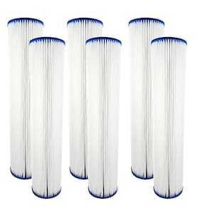 Refil Filtro Plissado Lavável 20 Polegadas X 2 1/2, 10 Peças