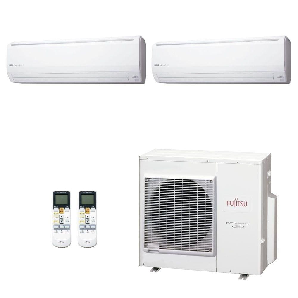 Ar-Condicionado Multi Split Inverter Fujitsu 35.000 (1x Evap HW 18.000 + 1x Evap HW 24.000) Quente/Frio 220V