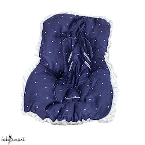 Capa para bebê conforto 100% algodão Cherie azul