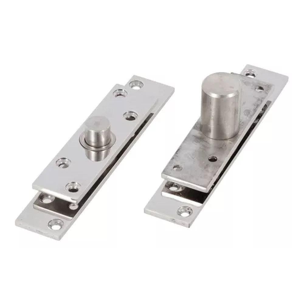 Dobradiça Cromada - Para Porta Pivotante - Até 300kg 1 Peça