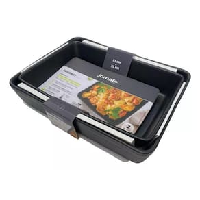 Conjunto Assadeira Retangular 31x6cm E 33x7cm - Jomafe Euro