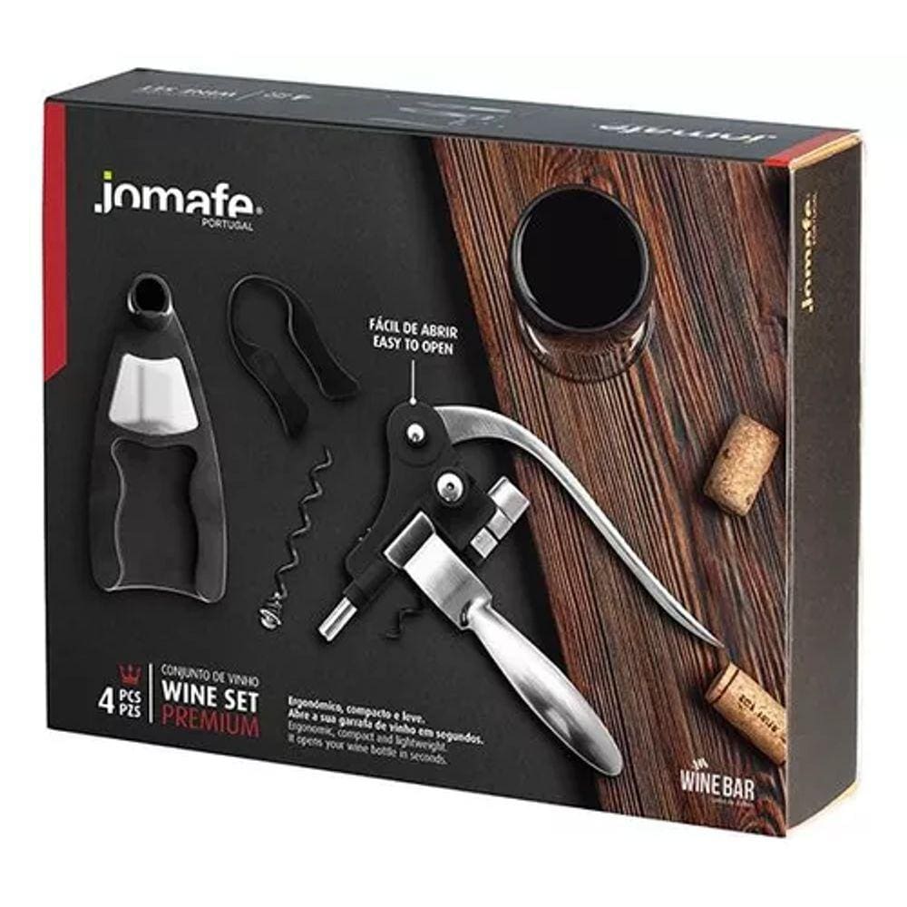 Abridor De Garrafas Vinho Saca Rolha Abertura Fácil - Jomafe
