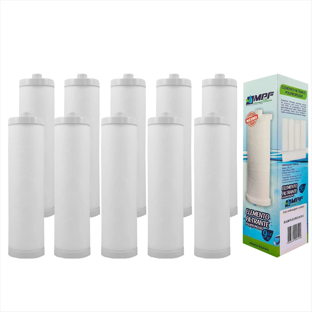12 Refil Rosca P/ Filtro Branco Acqualimp Fpe-02r Cx Dagua