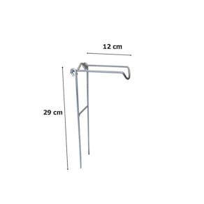 Suportes Para Uma Vara De Pesca Dobrável Para Chão De 30 Cm