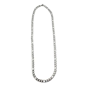 Corrente Colar Cordão Masculino 60Cm Largura 7Mm 3X1 Em Aço