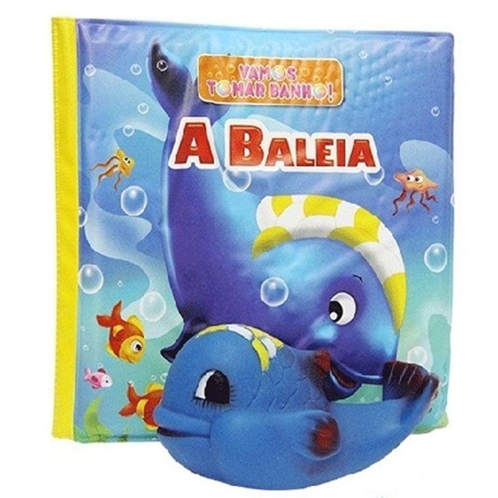 Livro De Banho Infantil Com Brinquedo - 2 Peças