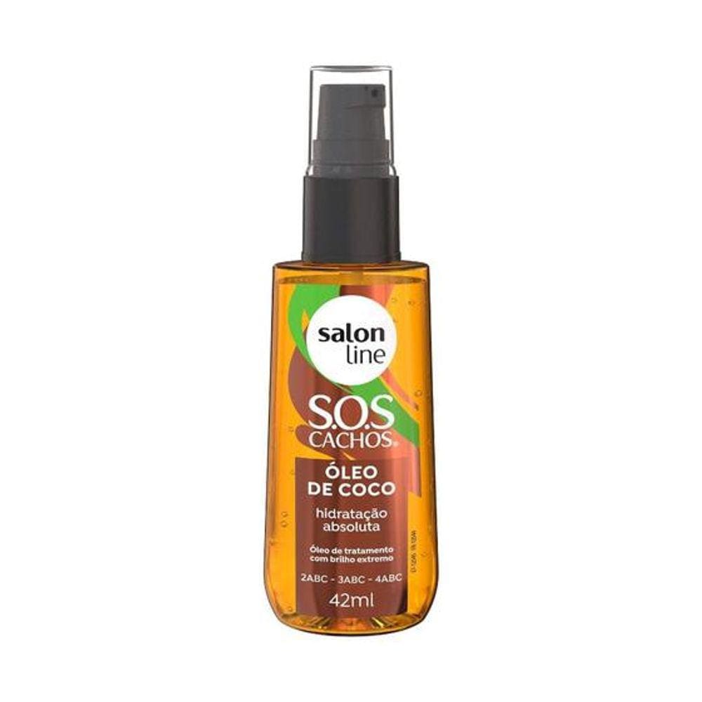 Óleo Capilar de coco S.O.S Cachos Salon Line 42ML
