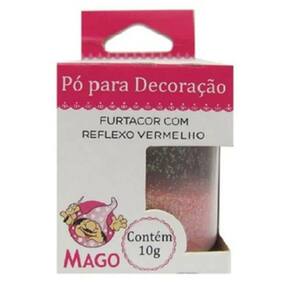 Pó Para Decoração Comestível Mago Furtacor com Reflexo Vermelho 10gr