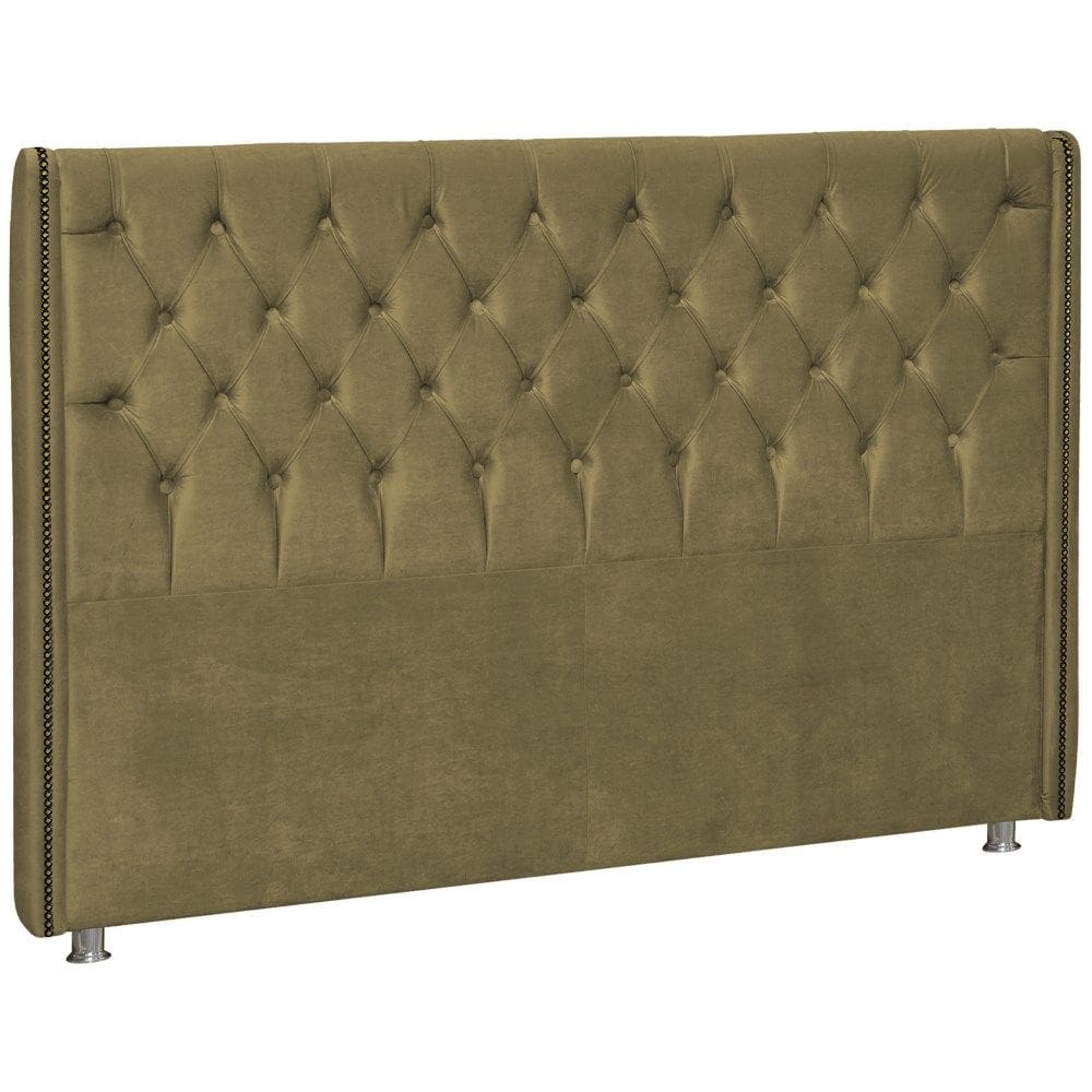 Cabeceira Casal 140 cm Firezz Veludo SL 945 Peer