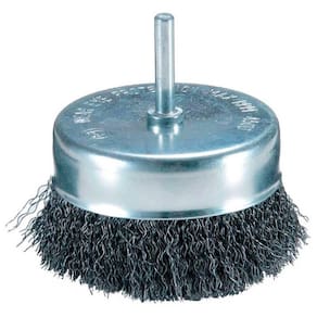 Escova de Aço Copo Fio Liso 63mm com Haste 6mm MAKITA