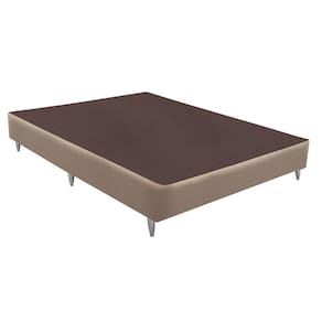 Base Box Solteiro Sommier Linho Viúva 128x188x30 Ortobom Bege