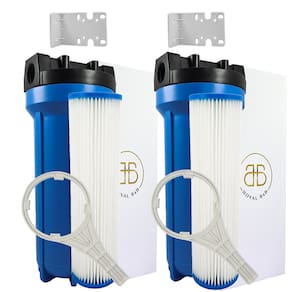 2 Filtros Água Caixa Dágua Cavalete 2 Refil Lavável Plissado