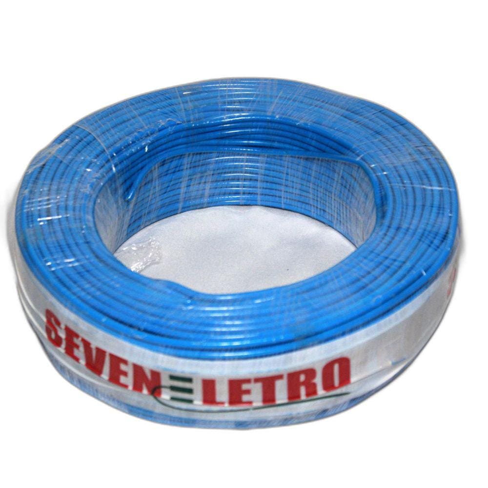 Fios Eletico Antichamas Flexível 4 Mm-100 Metros Azul