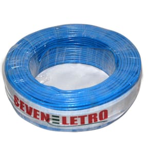 Fios Eletico Antichamas Flexível 4 Mm-100 Metros Azul