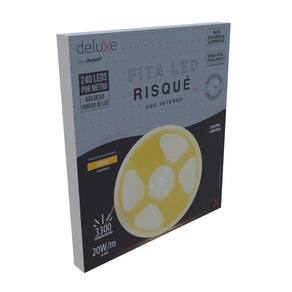 Fita De Led Risqué 100W 3000K 12V 20W P/Metro 5 Metros Ip20