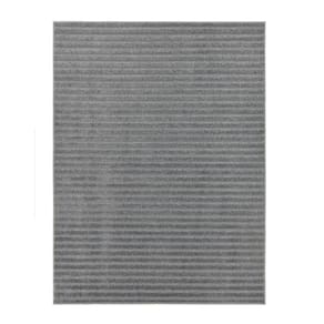 Tapete Realce Listrado 3D Alto Relevo 200X250 Cm Grafite