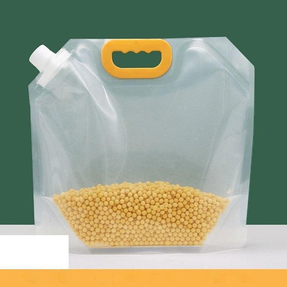 Kit Com 5 Sacos De Armazenamentos De Alimentos
