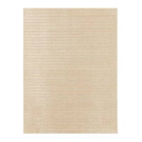 Tapete Realce Listrado 3D Alto Relevo 200X250 Cm Areia