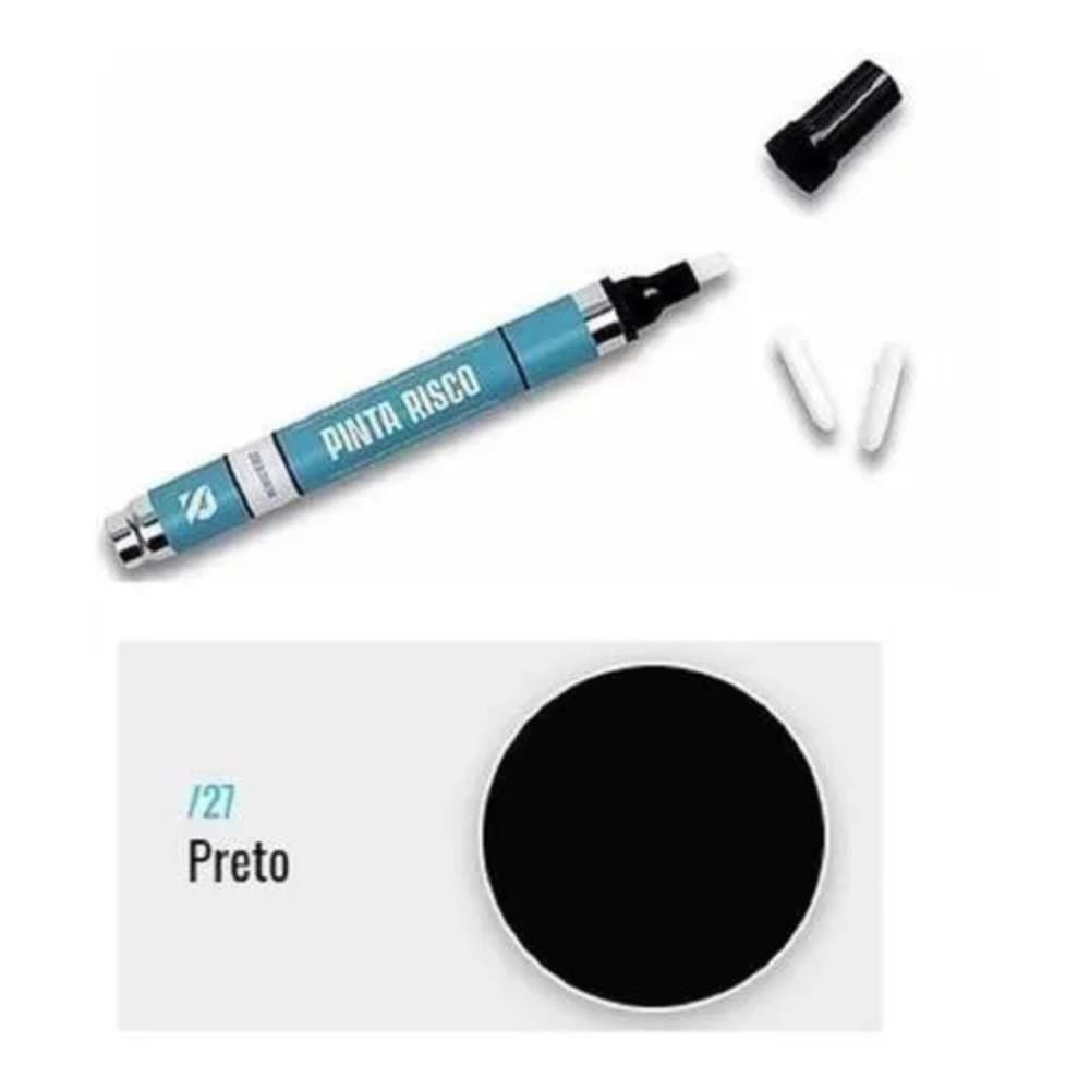 Caneta Para Reparos E Retoque Em Mdf / Madeira - Preto