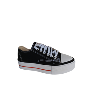 Tênis Feminino Miatto Solado Alto Preto 725P