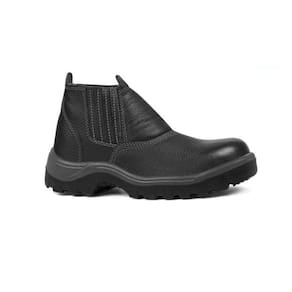 Bota Vaqueta Bico Plástico Preta Nº39 Bracol