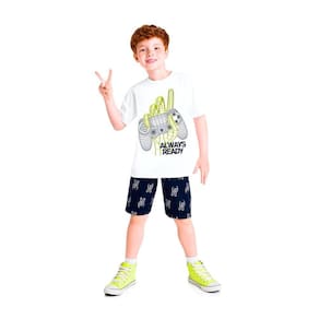 Conjunto Infantil Masculino Estampado Kyly Ref:112208 4/8