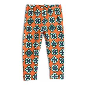 Calça Legging Infantil algodão Savana Laranja Green