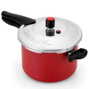 Panela Pressão 4,5l Revestimento Antiaderente Fechamento Externo Premium