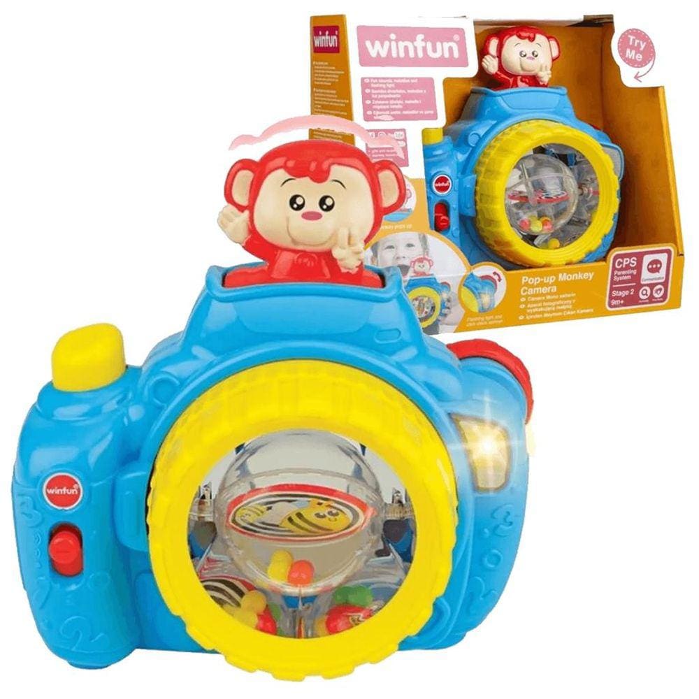 Brinquedo Infantil Câmera Pula Macaquinho Winfun YesToys