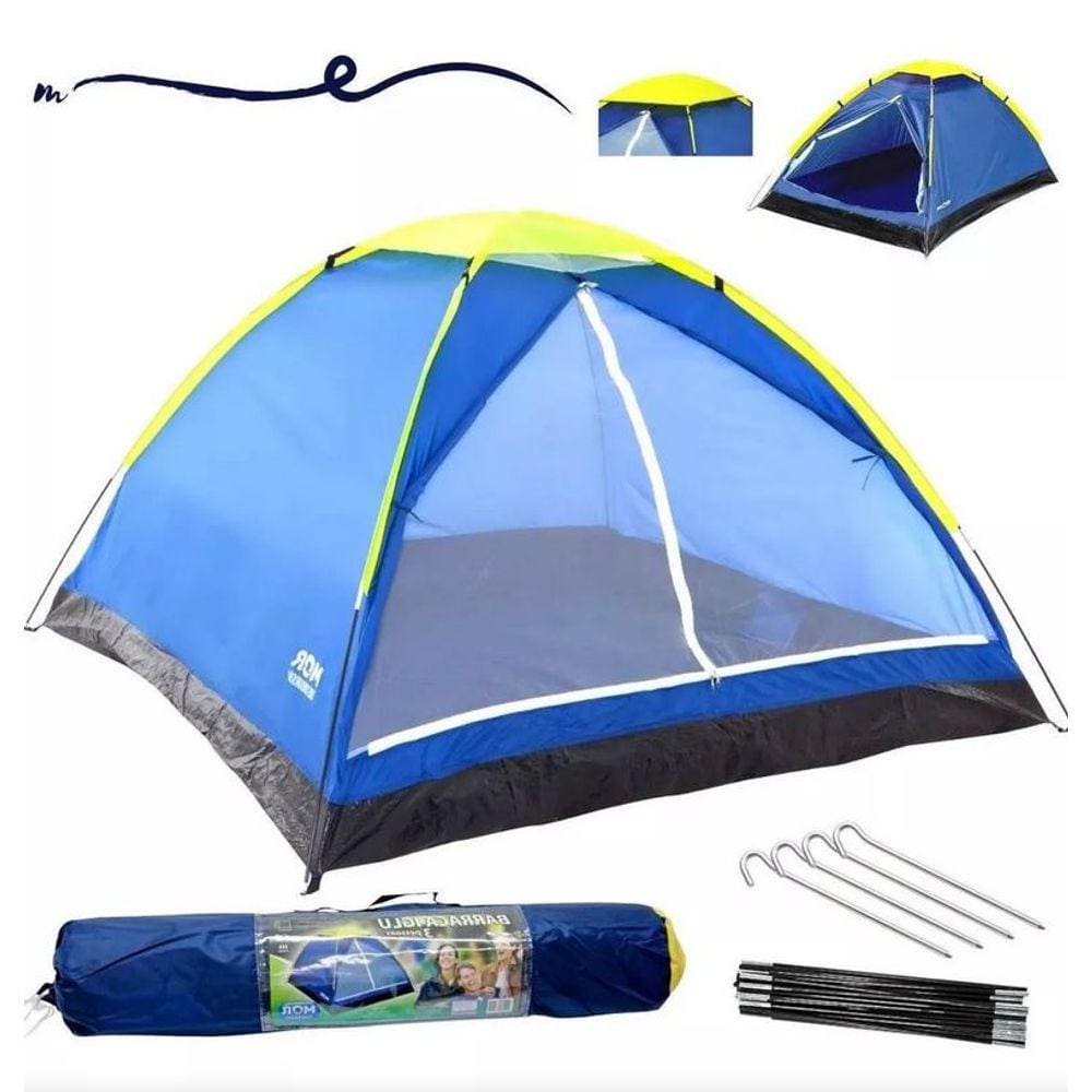 Barraca Camping Iglu para 3 Pessoas Azul – Mor