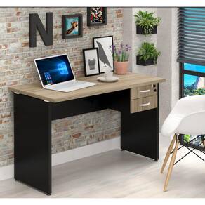 Mesa Home Office Web25 1,50 x 0,60 c/ 2 Gavetas Calvi/Preto
