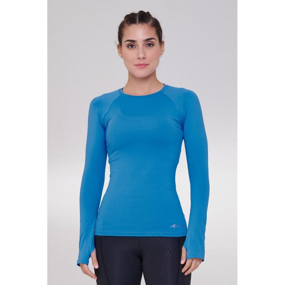 Camiseta Authen Keepcool Needed manga longa Feminina Ref:35aufclndd