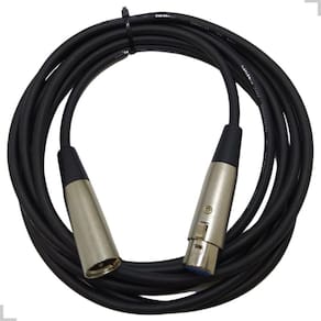 Cabo Microfone XLR/XLR Balanceado Preto MWB 10Mts